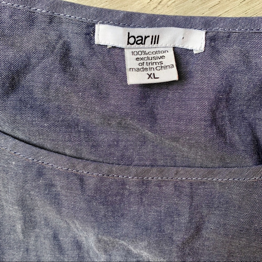 Bar III Smocked Waist Cotton Eyelet Dress Size XL - Picture 3 of 6